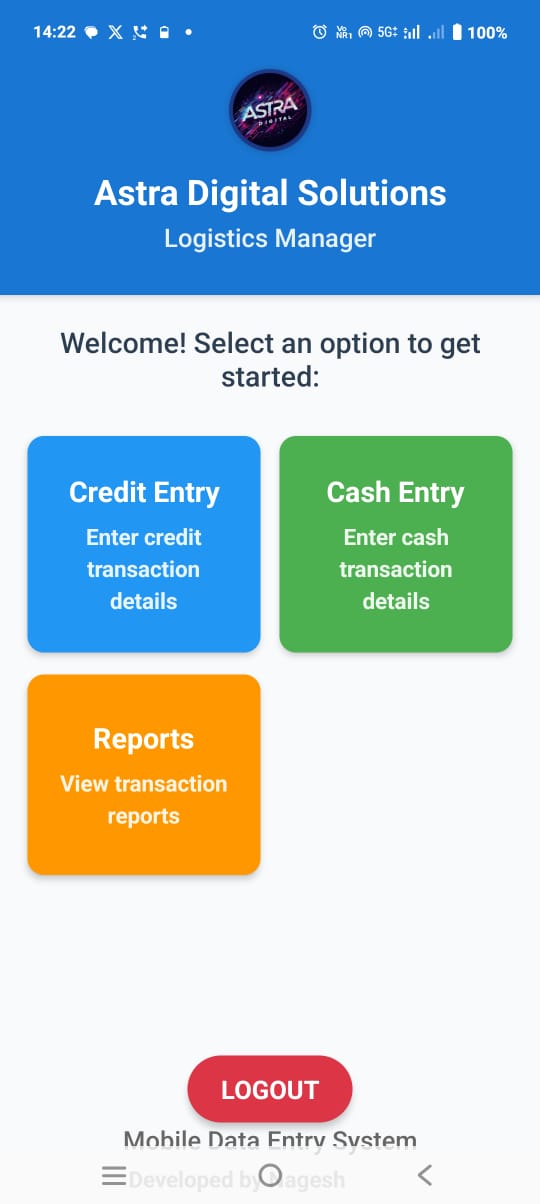 Astra Mobile App slide 1